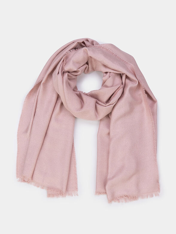 Scarf with monogram logo print - 1