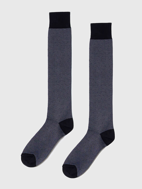 DAILY long blue socks - 1