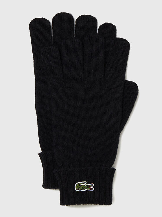 Wool gloves with logo  - 1