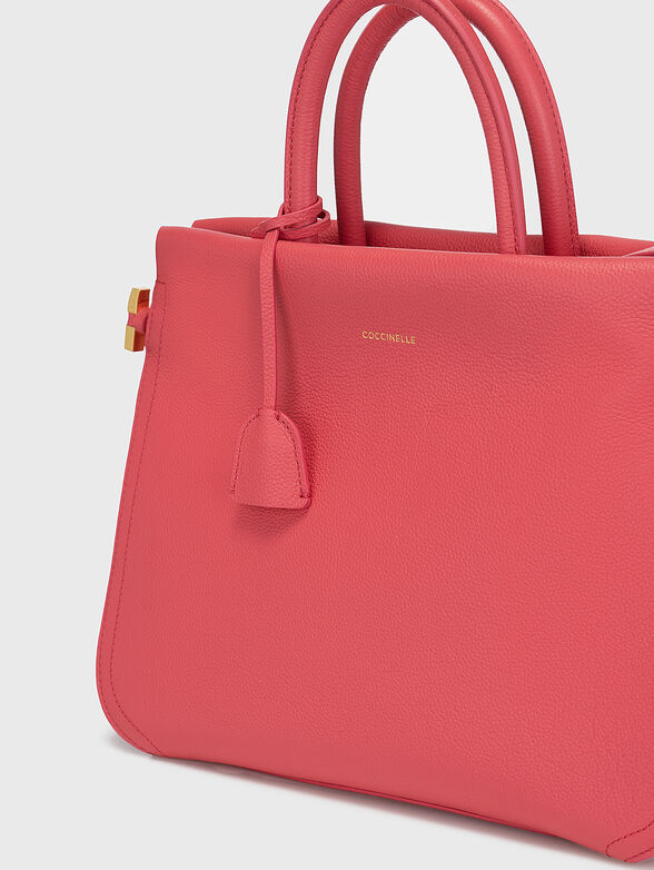 Leather bag in black - 4