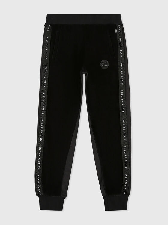 Sports trousers with logo accents - 1