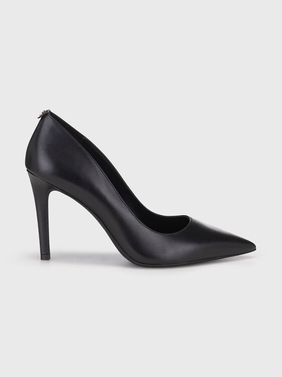 ALINA leather black heeled shoes - 1