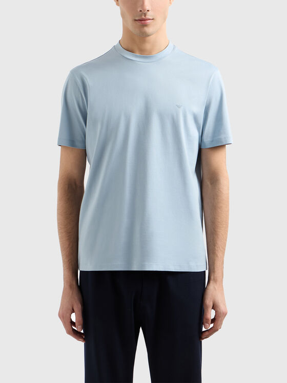 Cotton t-shirt with logo - 1