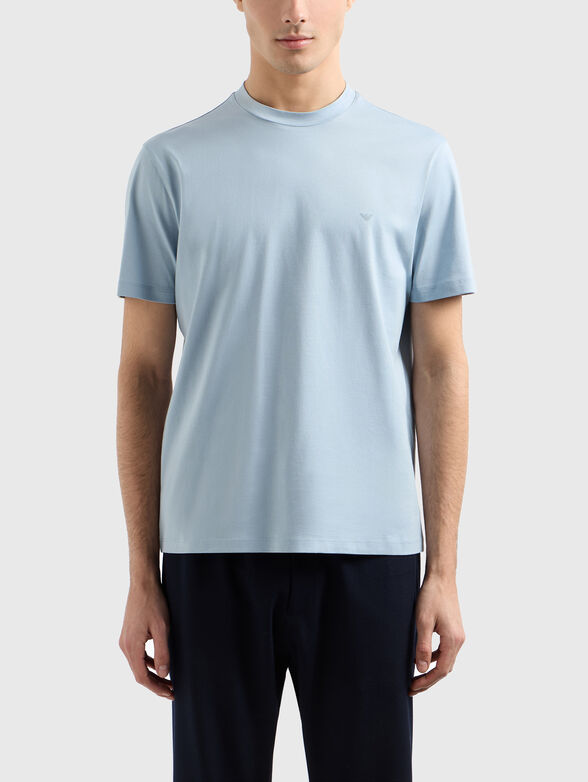 Cotton t-shirt with logo - 1