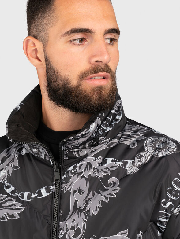CHAIN COUTURE reversible padded jacket - 6