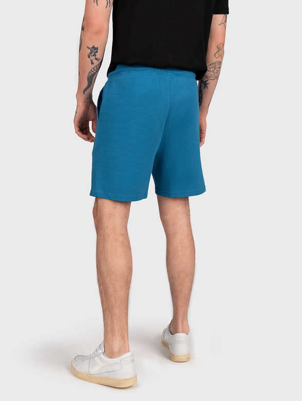 CANNOBIO blue shorts with logo detail - 2