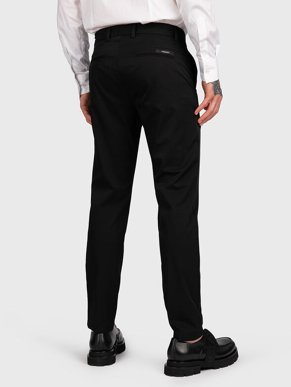 Black trousers with logo detail - 2
