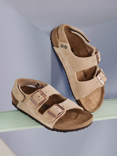 MILANO suede sandals - 5