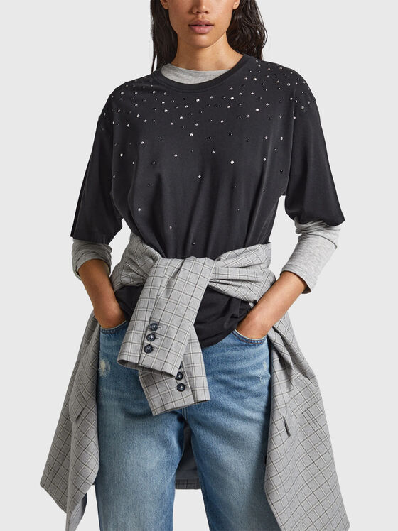 Tricou CADENCE cu capse de accent - 1
