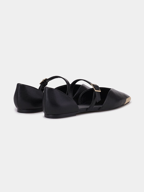 AUDREY Flat leather shoes - 2