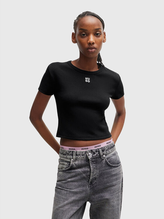 Tricou scurt cu logo - 1