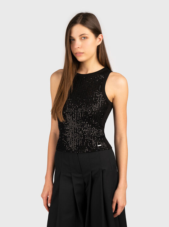 ALEXIA top with sequins - 1