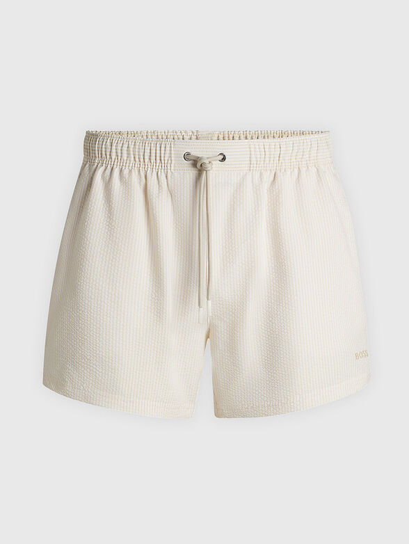 Beach shorts with logo detail - 4