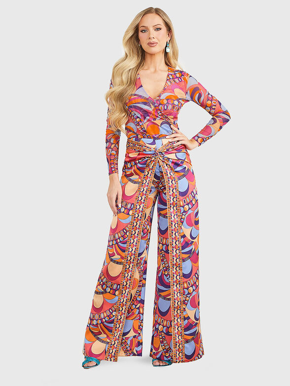 TULUM blouse with multicolired print - 2