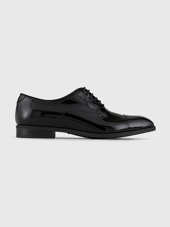 Patent elegant leather shoes - 1