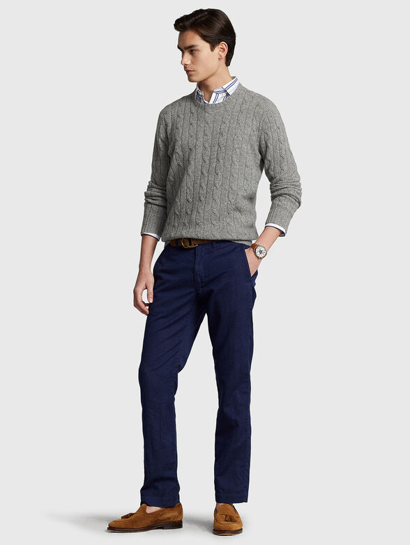 BEDFORD blue trousers - 4