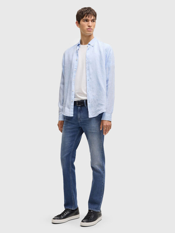 C-DELAWARE straight jeans with washed effect - 4