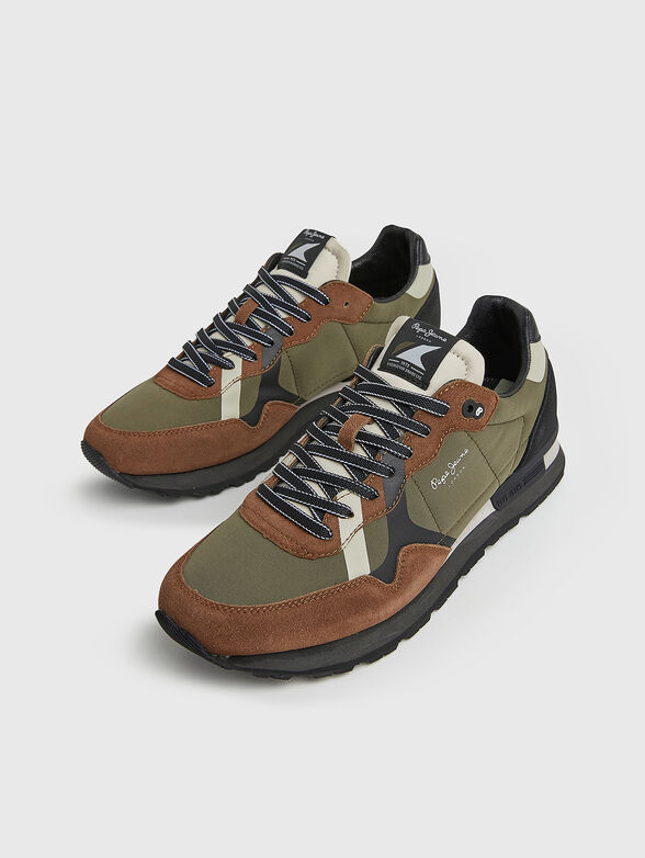 BRIT PRINT sports shoes with multicoloured inserts - 6