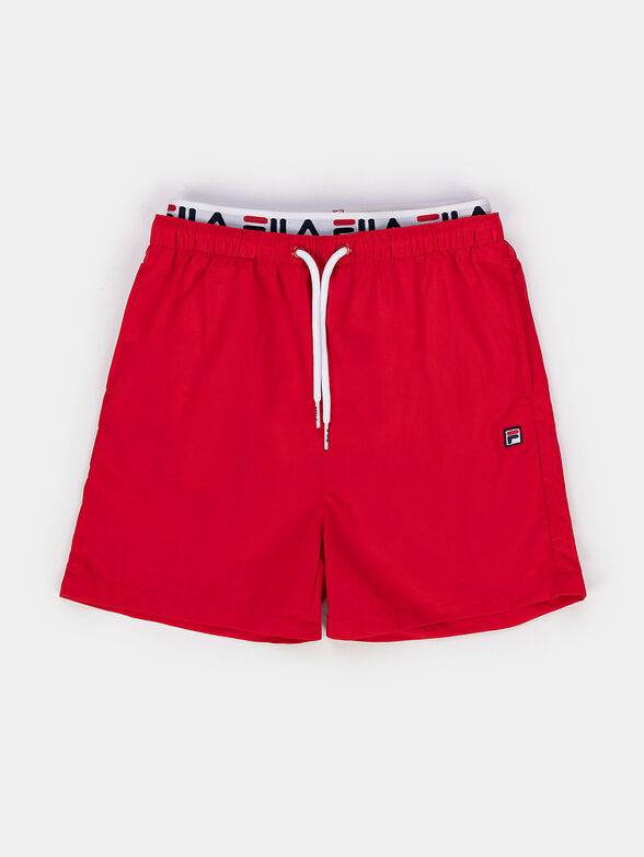 RENE red swim shorts - 1
