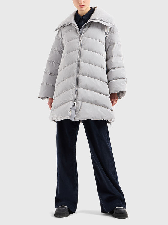 Jacket with quilted effect  - 1