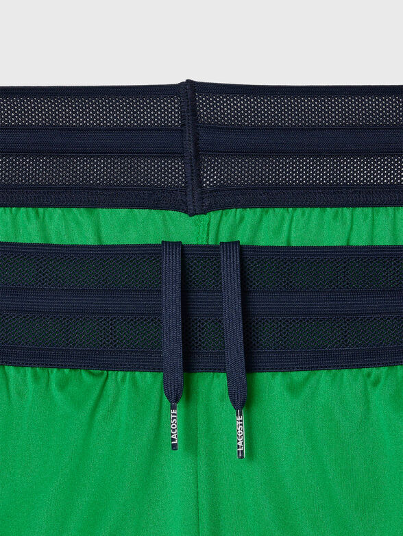 Sports shorts with logo embroidery - 2