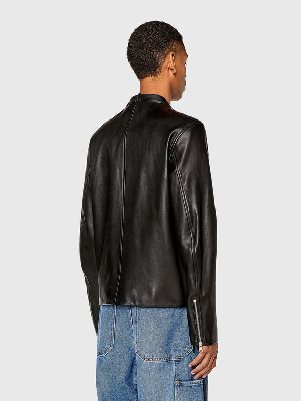 L-METALO leather jacket  - 4