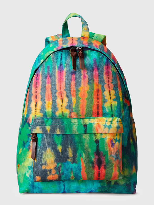 Backpack with multicolour print - 1