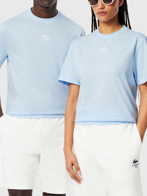 Tricou din bumbac cu logo imprimat - 1