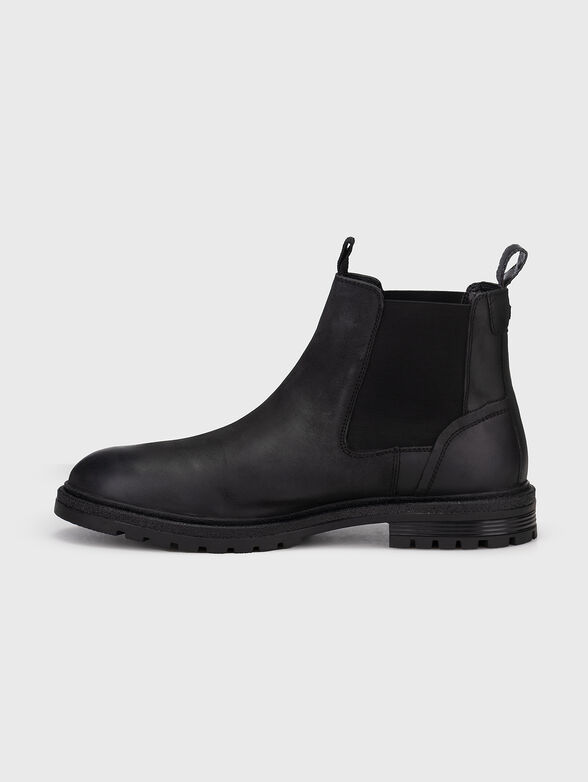 LOGAN leather chelsea boots - 4
