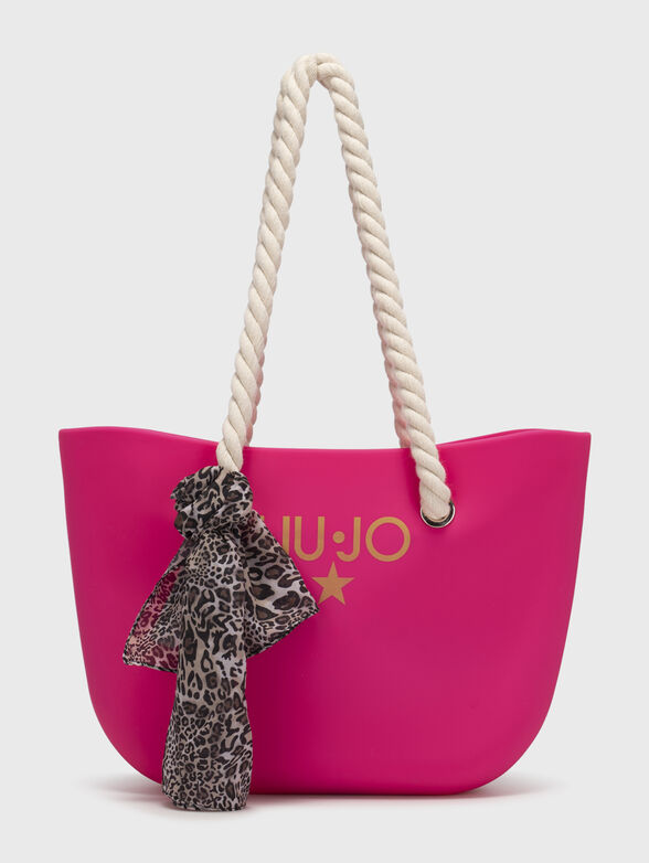 Black beach bag - 1