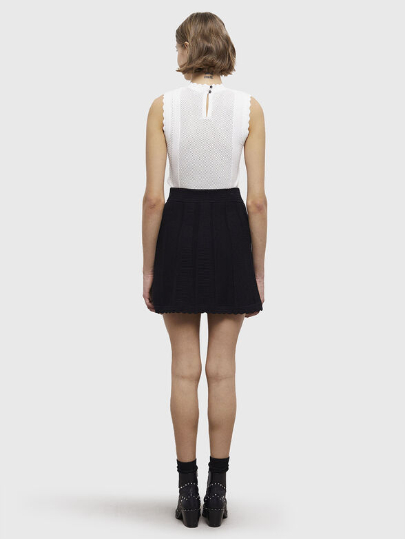 Knitted mini skirt - 2