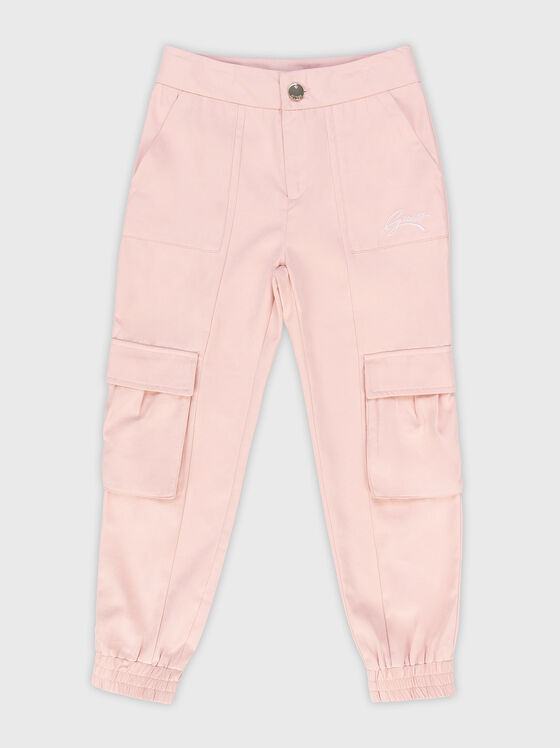 Pink cargo pants - 1