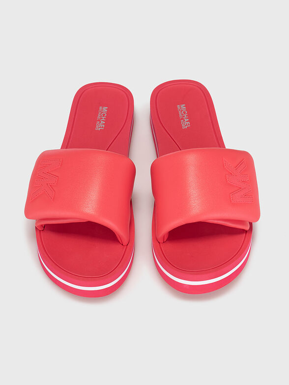 Black platform beach shoes - 6