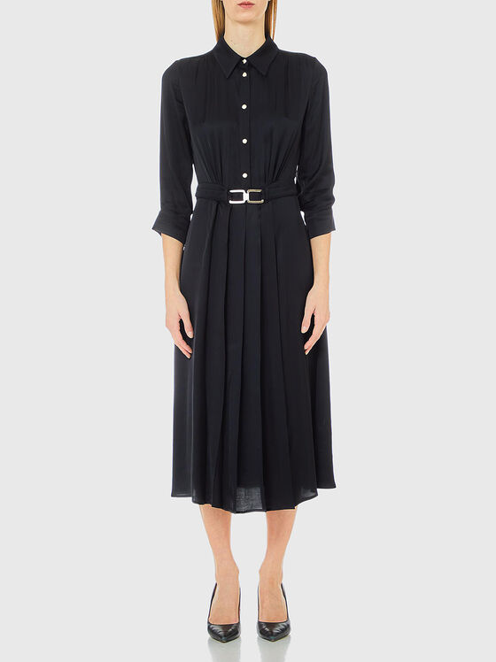 Rochie midi cu curea  - 1