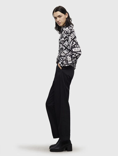 Shirt with monogram logo print - 4