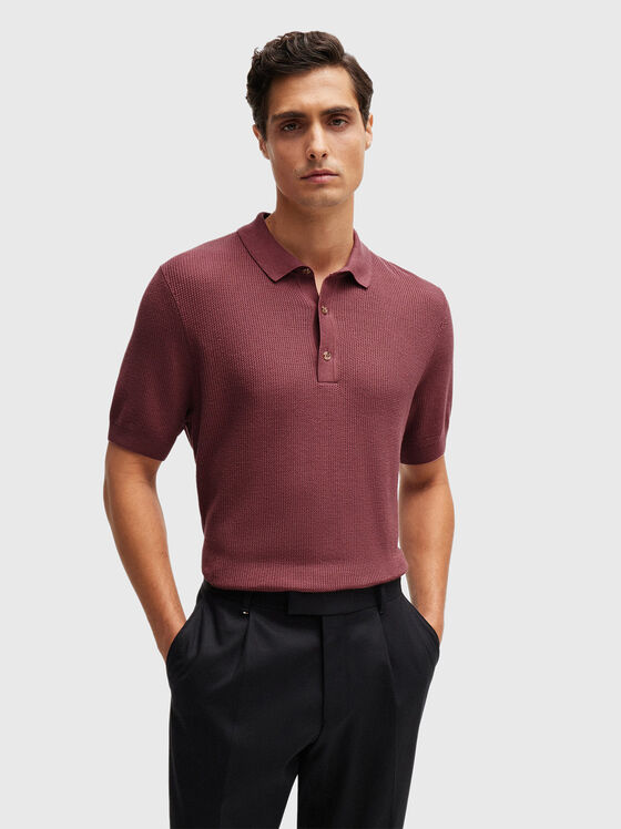 Tricou polo H-DAREMO roșu - 1