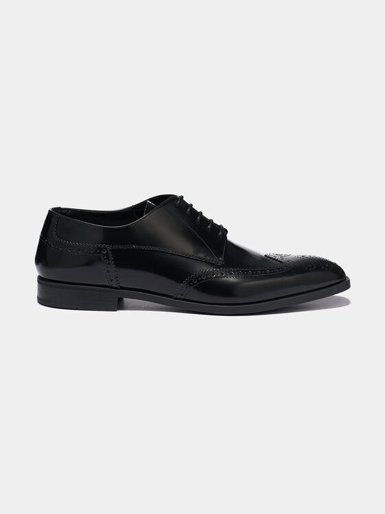 Leather derby shoes - 1