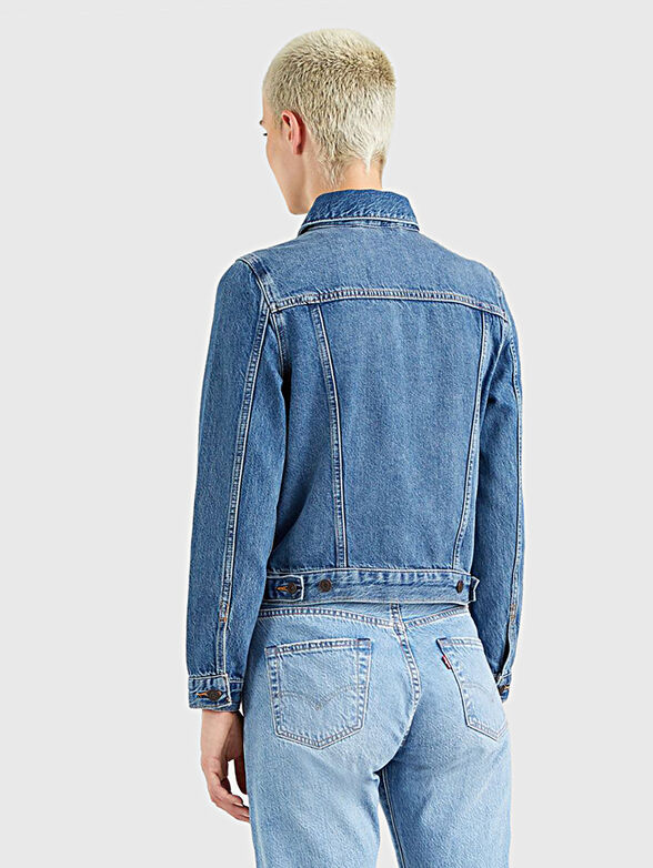 Dark blue denim jacket - 2