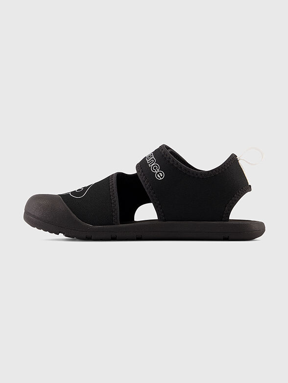 CRSR black sandals with logo details - 4