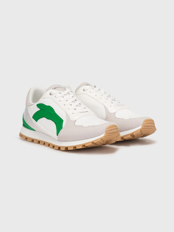 Sports shoes with contrasting appliqué - 2