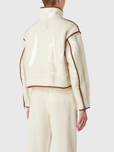 Jacket with contrasting details  - 3