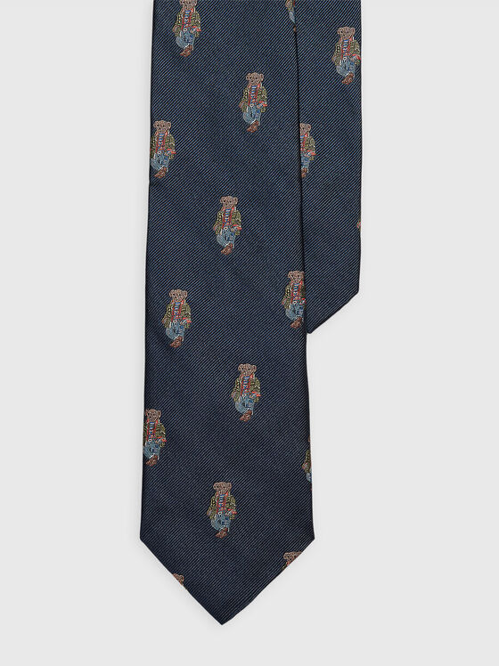 Cravată cu imprimeu Polo Bear - 1