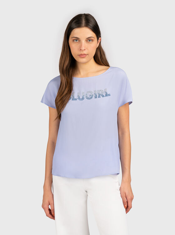 Tricou cu logo cu pietre - 1