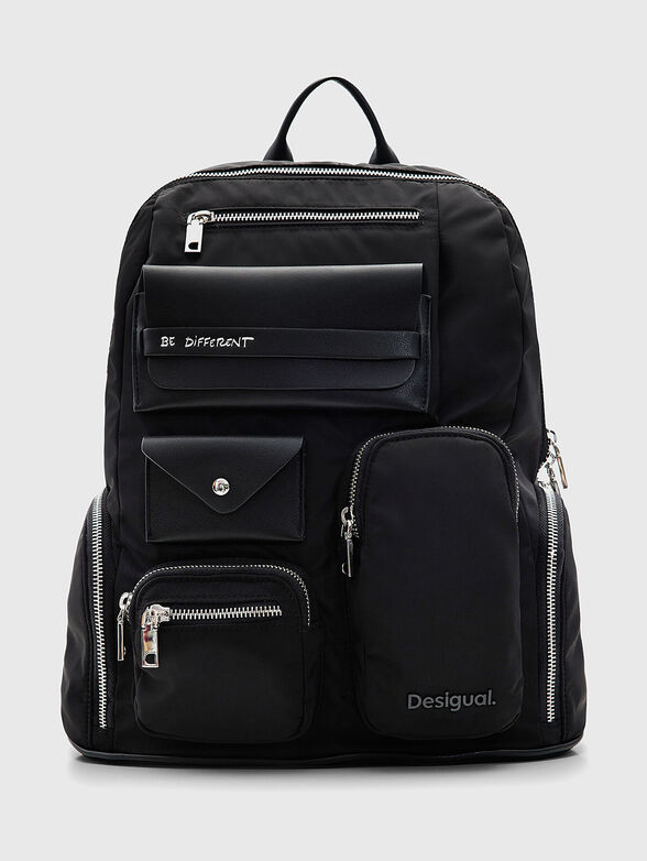 Backpack with accent pockets - 1