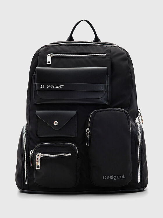 Backpack with accent pockets - 1