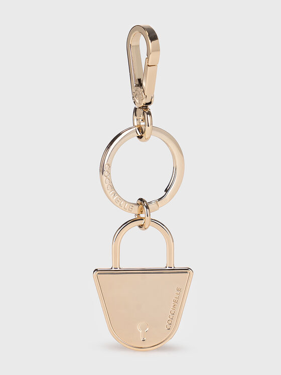 Gold keychain with logo - 1