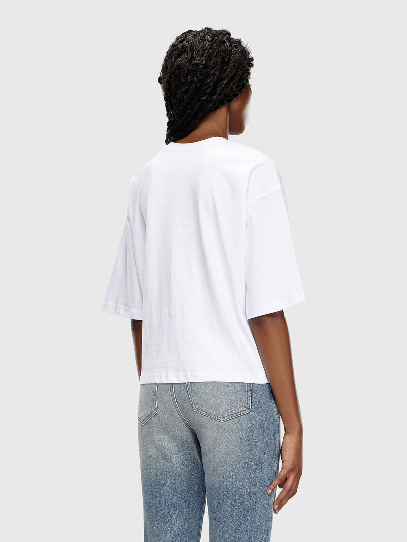 T-BUXT-CROP-OD T-shirt with contrast logo - 3