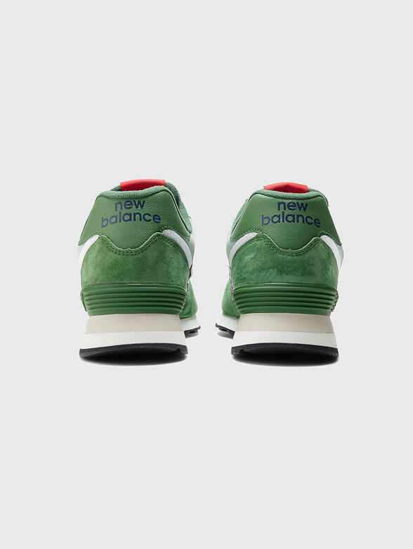 574 sneakers in green color  - 3