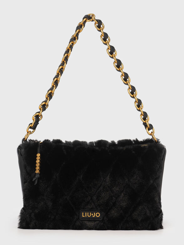 Hobo bag with soft-touch texture - 1