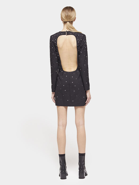 Dress with accent back - 2